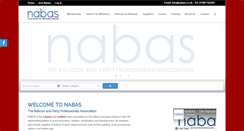 Desktop Screenshot of nabas.co.uk