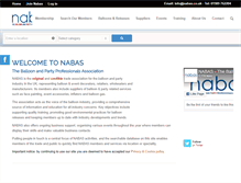 Tablet Screenshot of nabas.co.uk